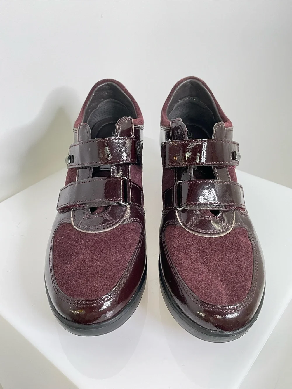 Shoes | Stonefly Suede Leather Sneaker | Comfort | Made in Italy | Burgundy 7